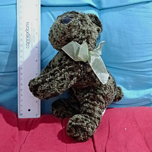 Chad valley green plush teddy - plush,