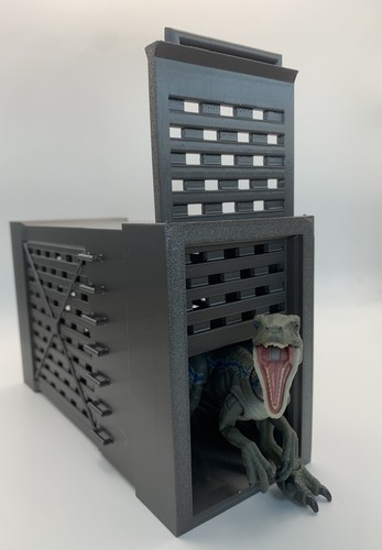 Jurassic style raptor cage - raptor,
