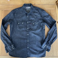 Levis black washed denim pearl