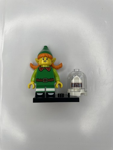 Lego holiday elf minifigure - holiday,