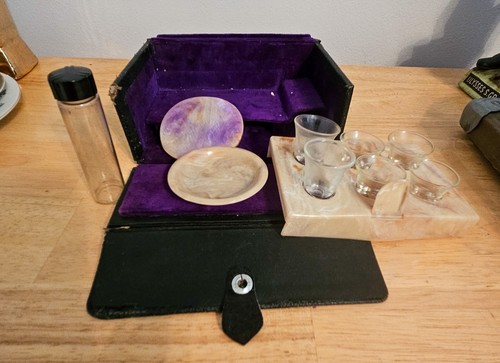 Vintage portable communion - vintage, set