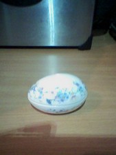 Wedgwood Egg Trinket Box Bone