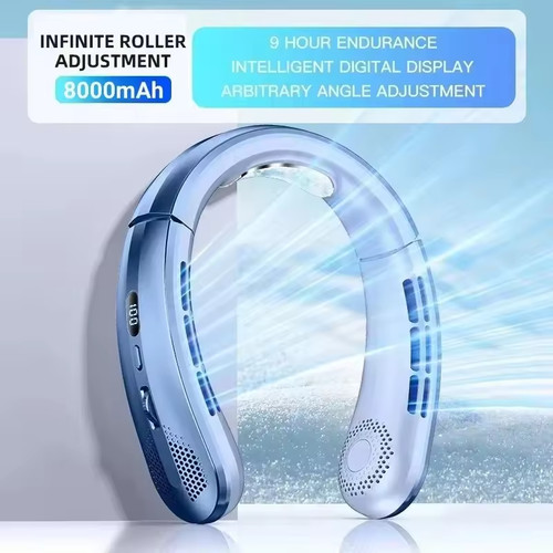 Portable neck fan - neck,