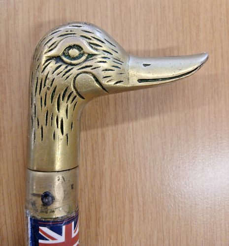 Brass duck head - brass,