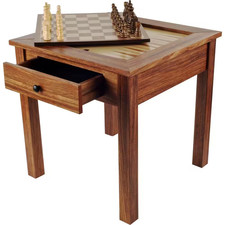 Deluxe Wooden 3-In-1 Chess and