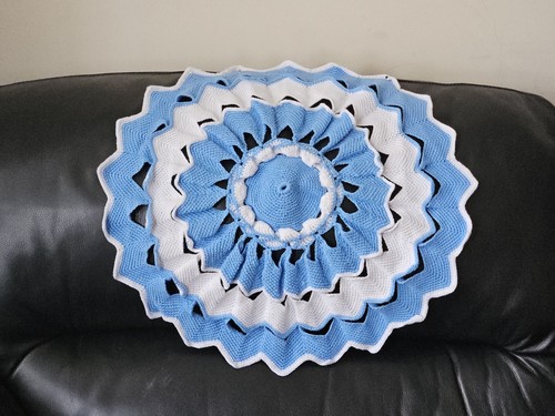 Handmade crochet round ripple - handmade,