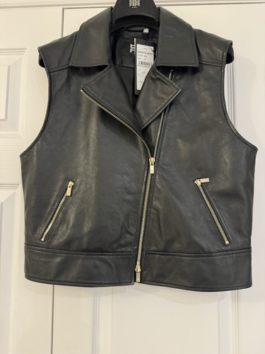 Riani leather waistcoat - riani,