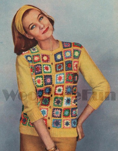 Crochet pattern vintage 1950s - crochet,