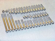Kawasaki ZX600 600R ZX6R Ninja 1985-97 Engine Covers Stainless Allen Bolt Kit 36