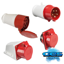 415V 16A 5 PIN RED INDUSTRIAL