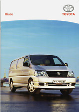 Toyota Hiace Van 2007-08 UK Market Sales Brochure SWB 280 LWB 300