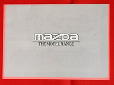 1985 MAZDA RANGE Sales Brochure - 323 626 Coupe 929 Estate B2000 E2200 Van