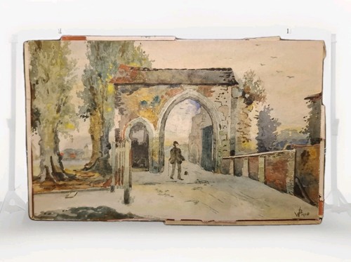Watercolour 1910 waltham - 1910,
