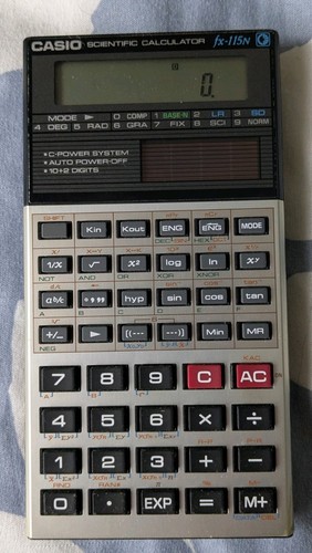 Vintage casio 115n - vintage, fx-115n