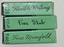 3 Esterbrook Fountain Pen Nibs