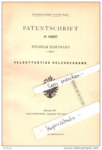 Original patent wilhelm - patent,