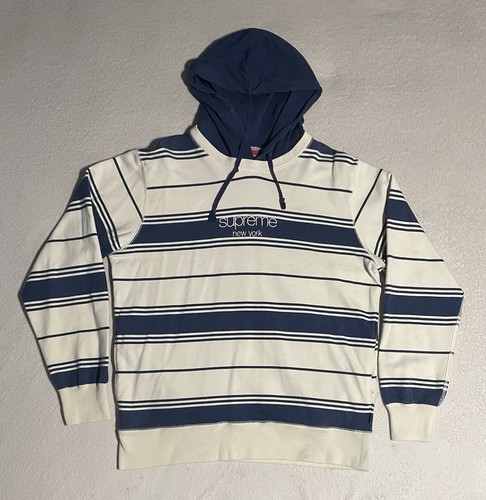 Supreme striped hooded - supreme,