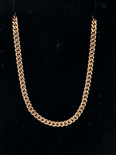 9ct yellow gold curb chain - 9ct,