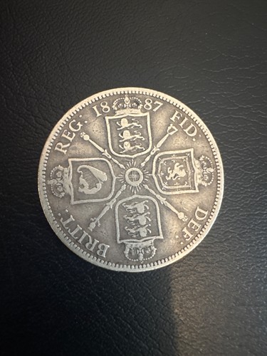 One florin 1887 - one, victoria