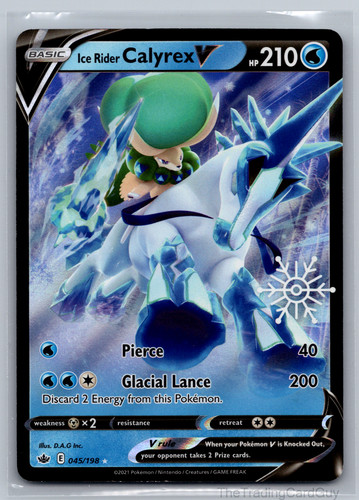 Ice rider calyrex 045 - ice, 045/198