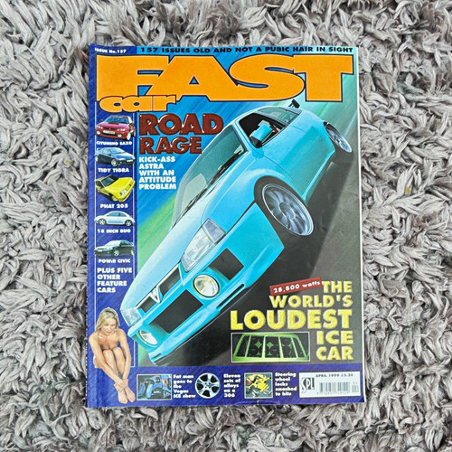 Fast car magazine issue april - car,