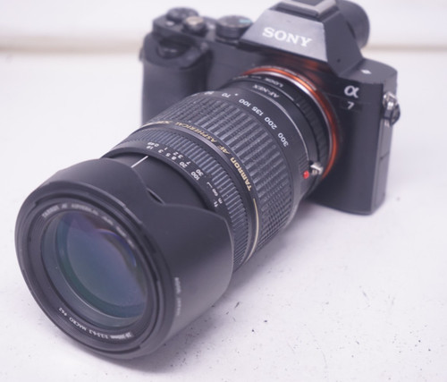Sony mount adapted - mount, tamron