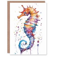 Colourful seahorse bright - colourful,