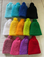 New born Small baby/Premature baby knitted beanie hat Acrylic ~ Various Colours
