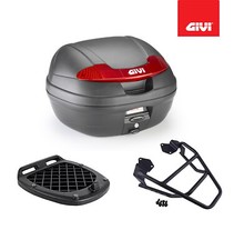 Givi Top Case Kit Black 34L E340N+Plate Suzuki AN 400 Burgman 2003 2004