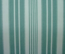 Aqua French Herringbone Woven Cotton Stripe Curtain Upholstery Cushion Fabric