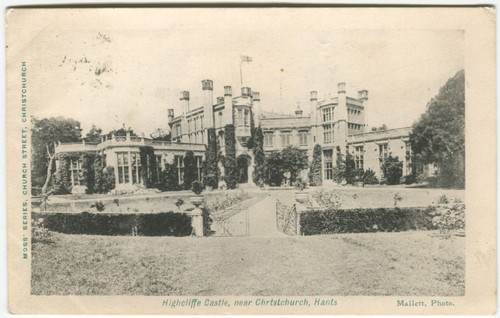 Highcliffe castle near - highcliffe, castle,