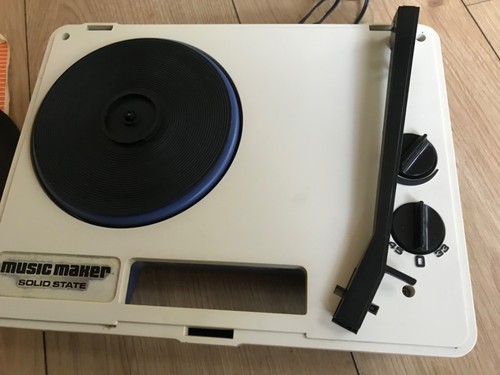 Record player battery - record,