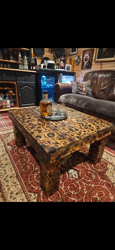 Chunky rustic handmade table - rustic,