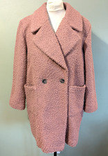 TU Woman Pink Fleecy Coat UK