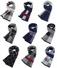 Mens Hot Cashmere Scarf Winter