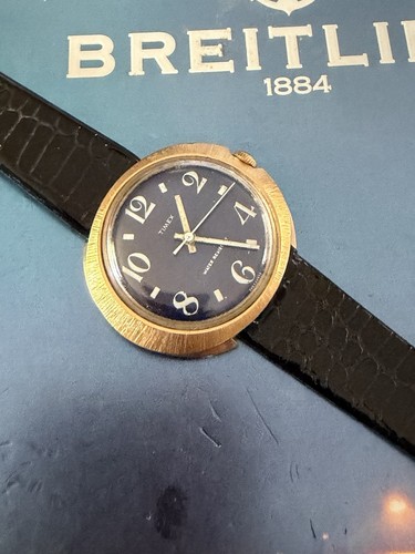 Vtg 1970s timex - 1970s, blue