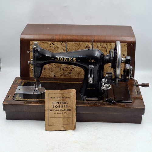 Hand crank sewing machine - hand,