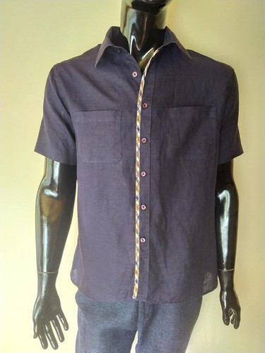 Men aquascutum shirt navy - men,