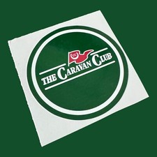 The Caravan Camping Club Vinyl Sticker Retro Camper Van Car Bumper Window CCC CC