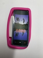 Nokia 5800 Pink Soft Silicone