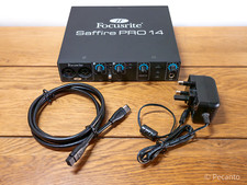 Focusrite Saffire PRO 14 - 8 In/6 Out FireWire Audio Interface, 2 x Cables + PSU