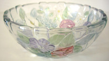 Soga Glass Napoli Pastel Flower Bowl 9" – Made in Japan – Contemporary Glass