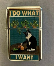I Do What I Want Cat Flip Top