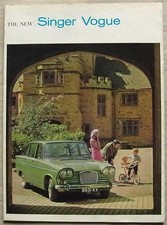 Singer vogue car sales - singer,