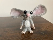 Handmade needle felted felt