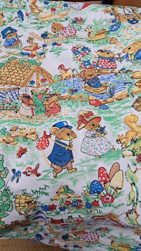 Vintage unused cotton fabric