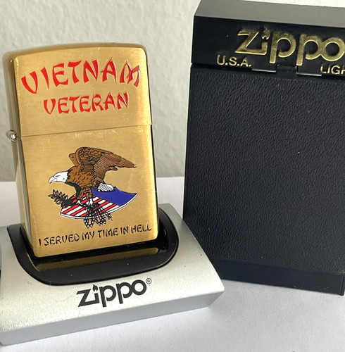 Brass zippo lighter 2001 - brass,