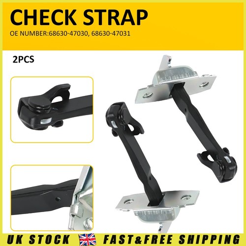 Rear door check - door, strap