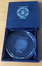 Southend United Football Club 1906-2006: A Century United Glass Paperweight +Box