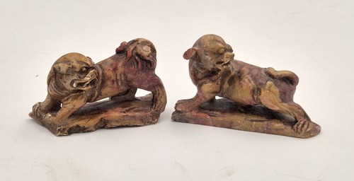 Pair chinese well carved hand - carved,